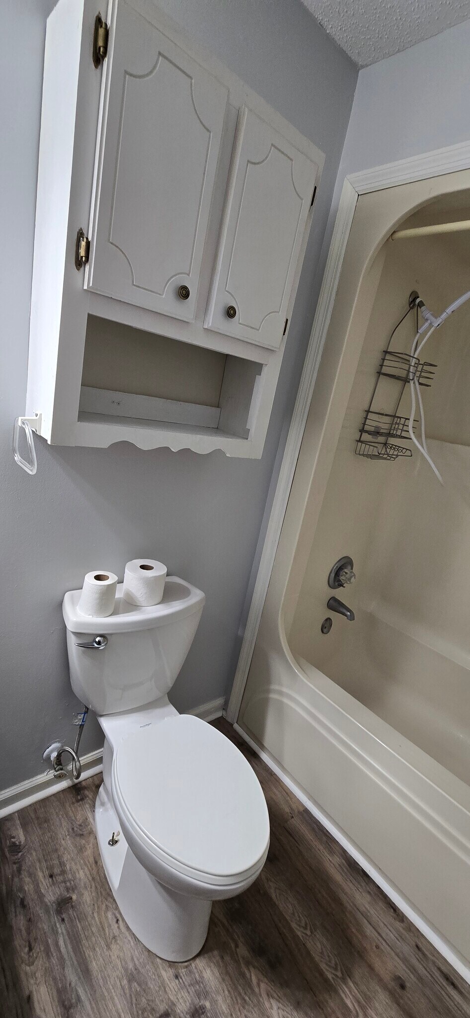 storage cabinet, chair height toilet - 103 N Roosevelt St