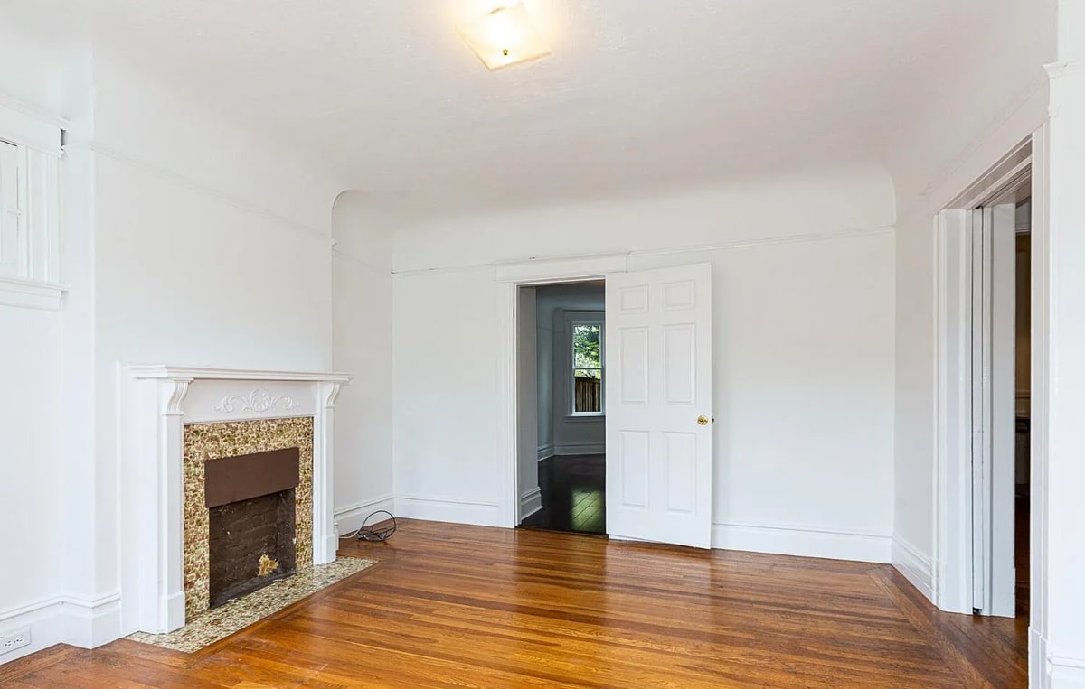 Living room facing bedrom - 12 28th St