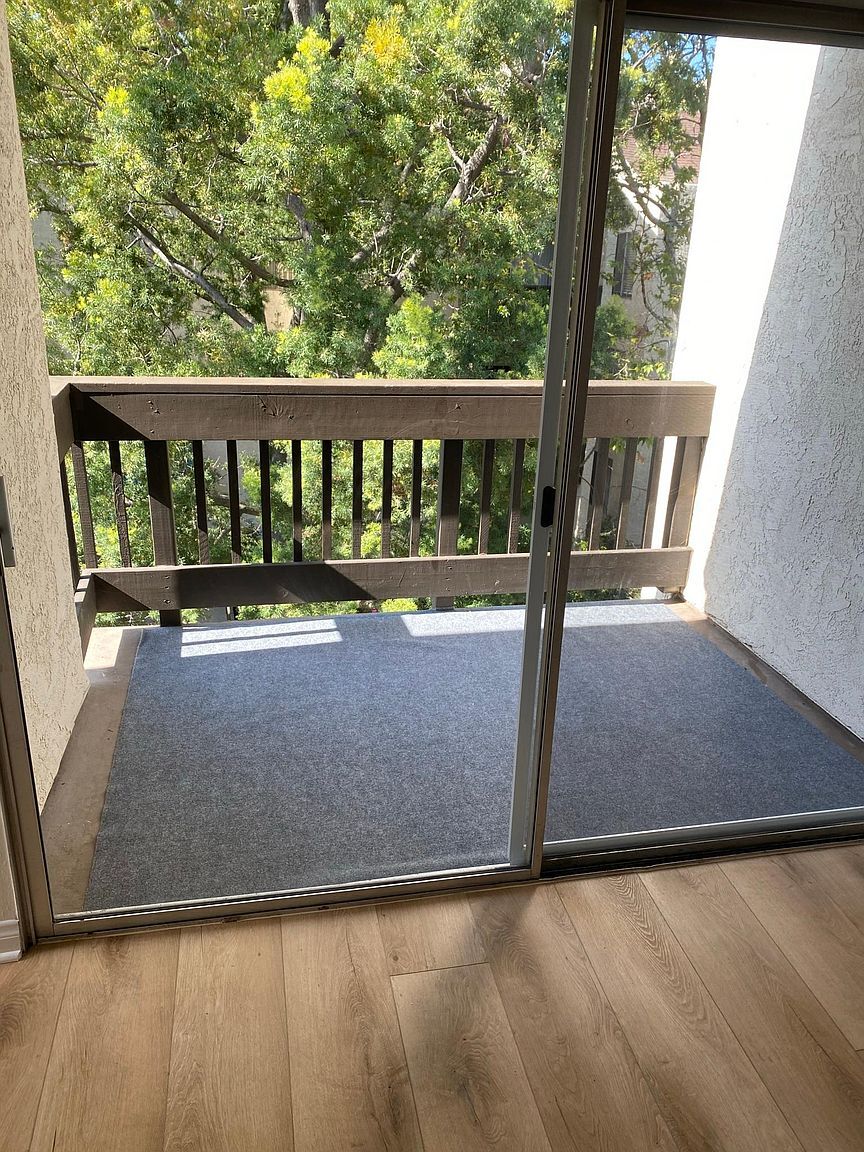 Large private balcony with electrical outlet - 8305 Summertime Ln