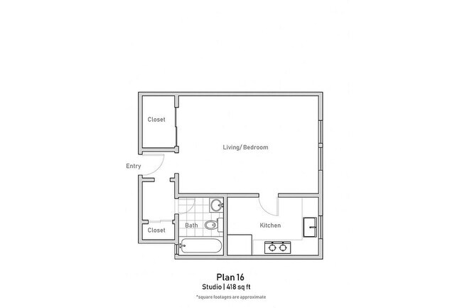 Floorplan - Hollywood Arms Apartments