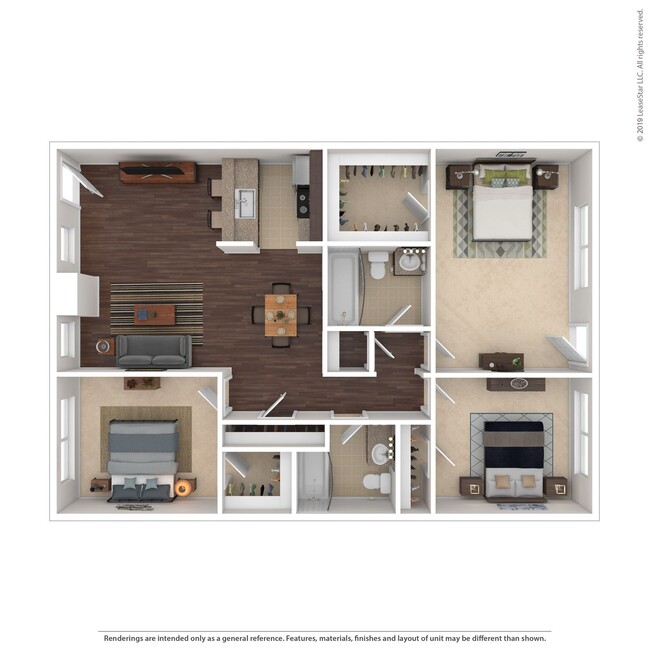 Floorplan - Loreto Apartment Homes