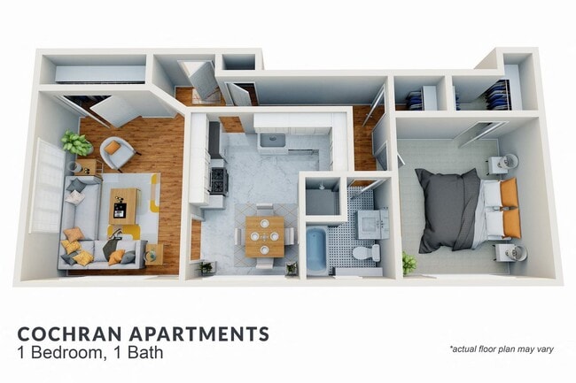 Floorplan - Cochran Apartments