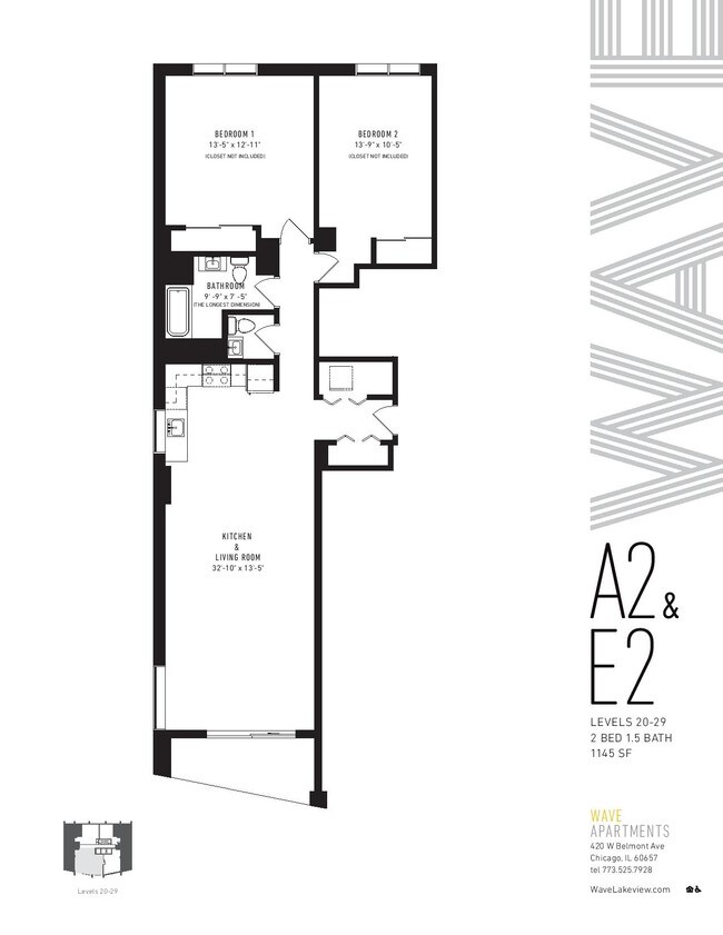 Floorplan - Wave Lakeview