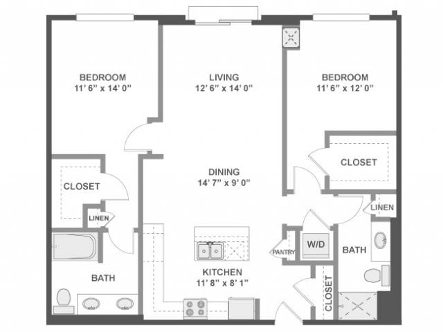 Floorplan - AMLI Evanston