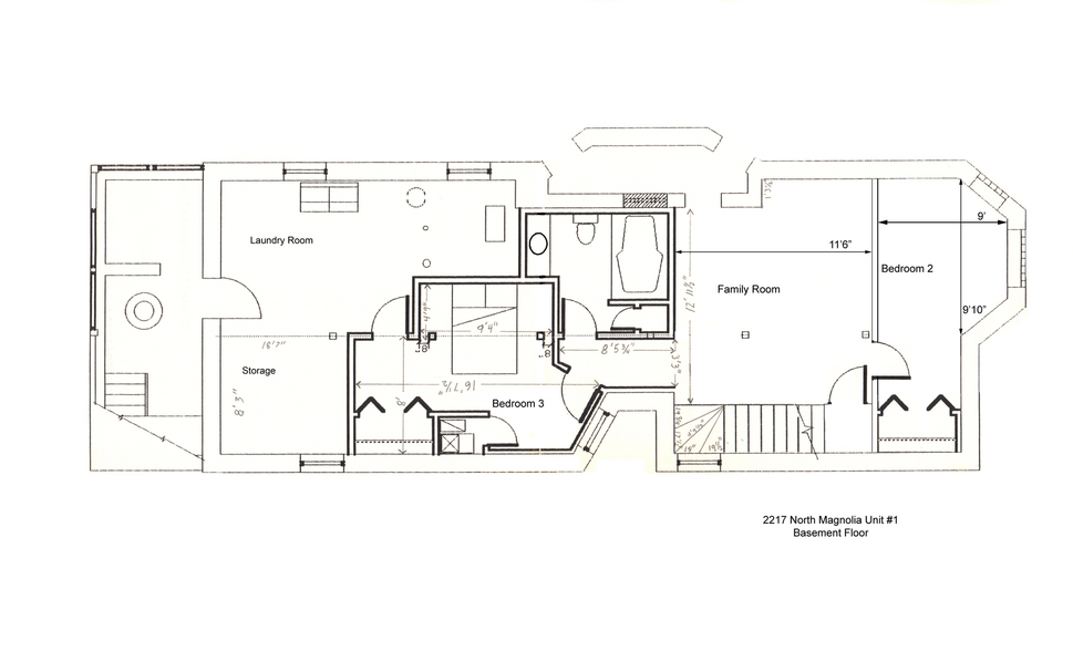Basement Plan - 2217 N Magnolia Ave