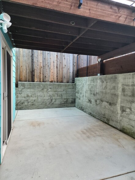 Patio Area outside living room - 475 18th Ave