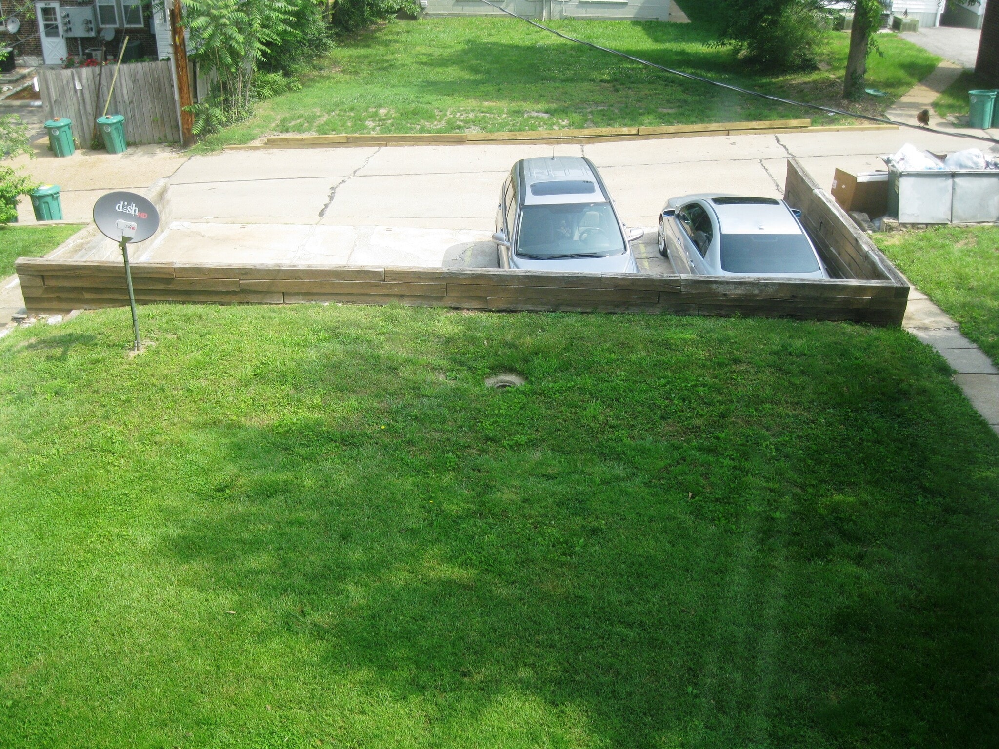 Rear yard and parking pad. - 6633 Alamo Avenue