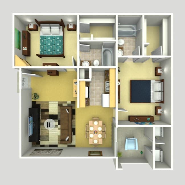Floorplan - The Elise Apartments