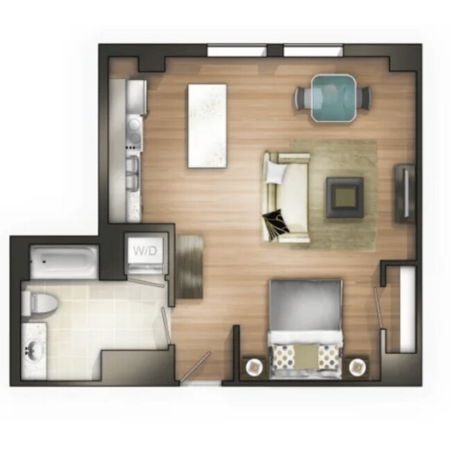 Floorplan - The Land Bank Loft Apartments