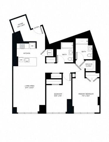 Floorplan - Third at Bankside