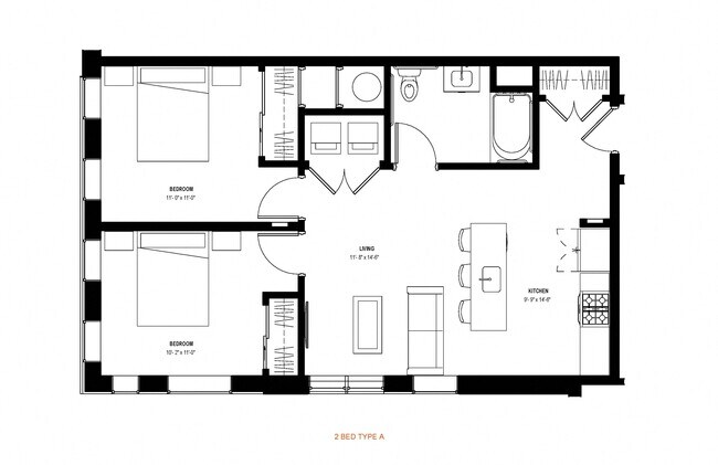 Floorplan - Glassworks Apartments