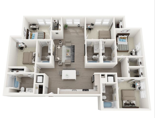 Sterling 5th Street E2 Floor Plan - Sterling 5th Street