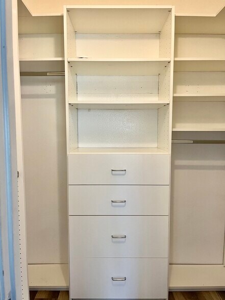 custom drawers and closet - 9835 Genesee Ave