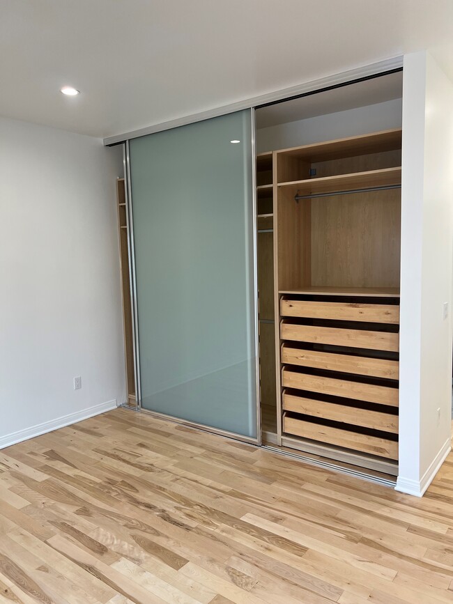 big closets w/luminated glass doors - 1418 N Poinsettia Pl