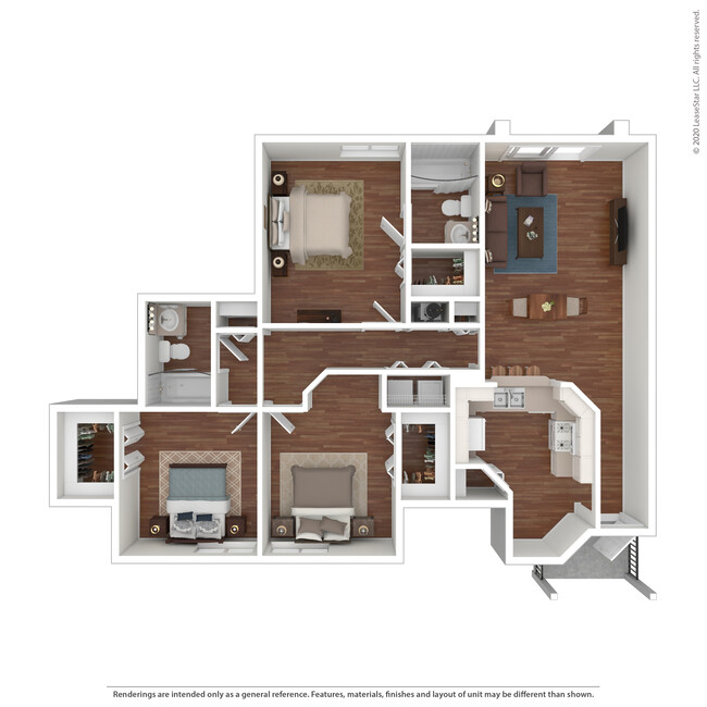 Floorplan - Venice Cove Apartments