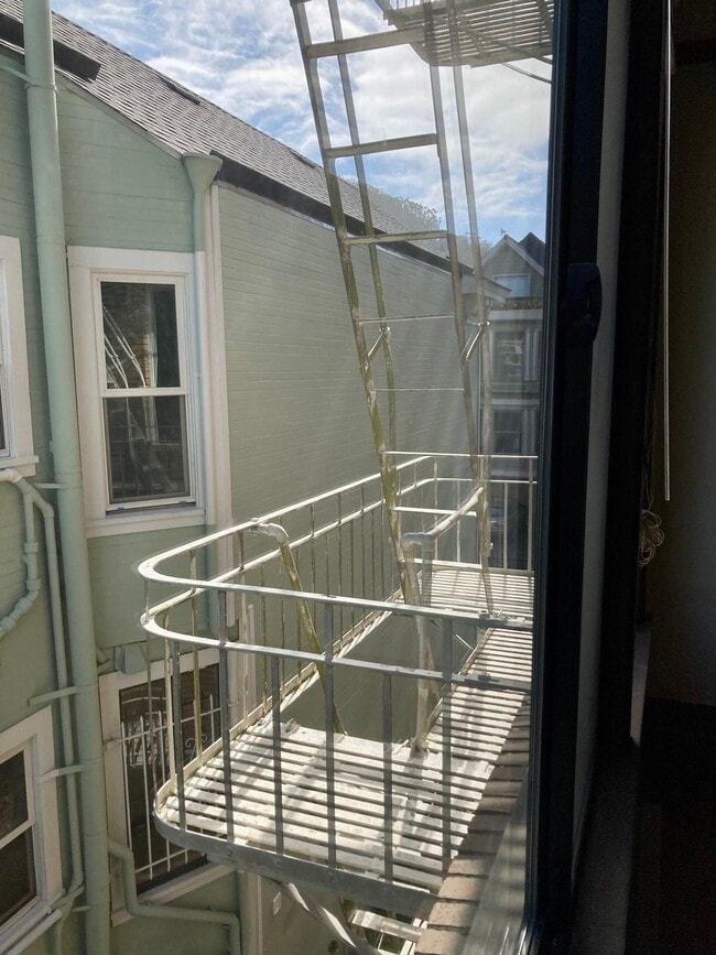 fire escape from living area facing South/Hugo street - 1240 7th Ave