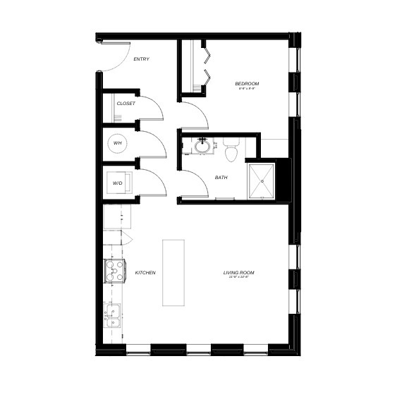 B3 Layout - Lancaster Lofts