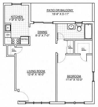 Floorplan - Princeton Arms