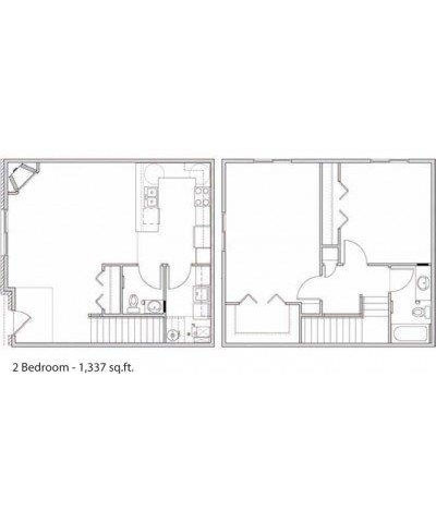 Floorplan - Prairiewood Apartments and Townhomes