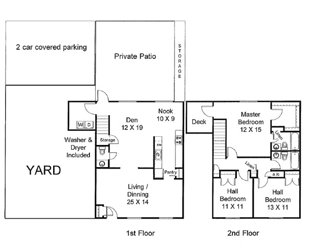 Floorplan - Hill Country Townhomes