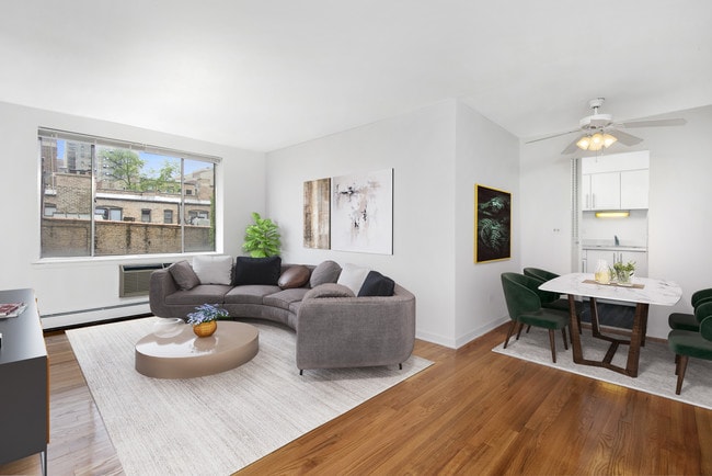 2630 N. Hampden - 1 BD Living Room & Dining Area - 2630 N. Hampden Court