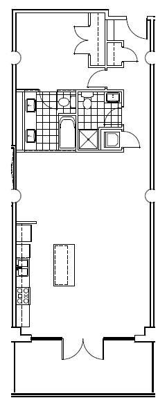 1BR/1BA - Chesapeake Lofts