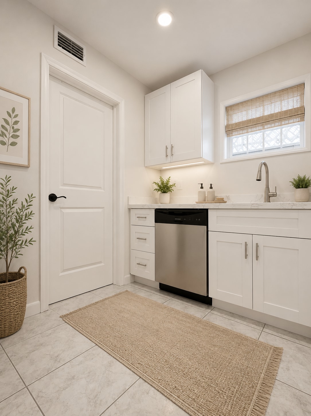 dishwasher and door to laundry room - 4532 Bougainvilla Dr