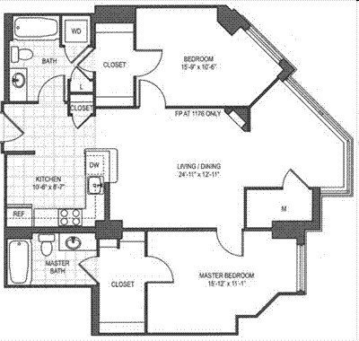 2BR/2BA - Metro Rosslyn Apartments