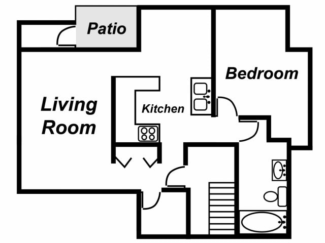 1BR/1BA - Eastpoint Townlets