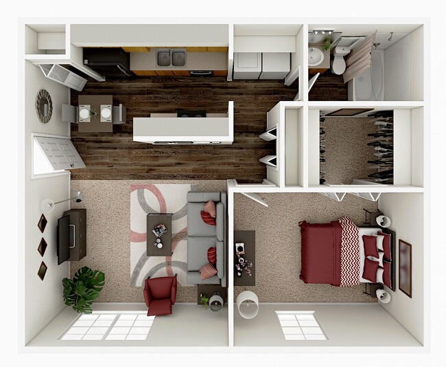 Floorplan - Cumberland Manor Apartments