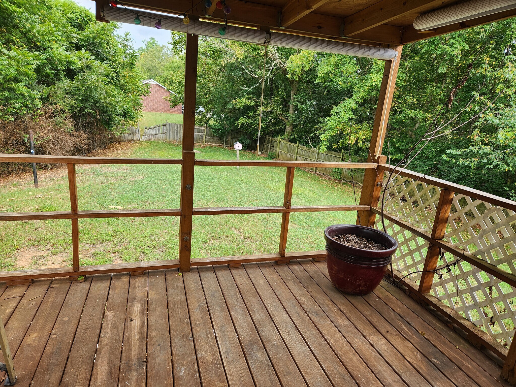 Covered back deck - 629 Central Ave