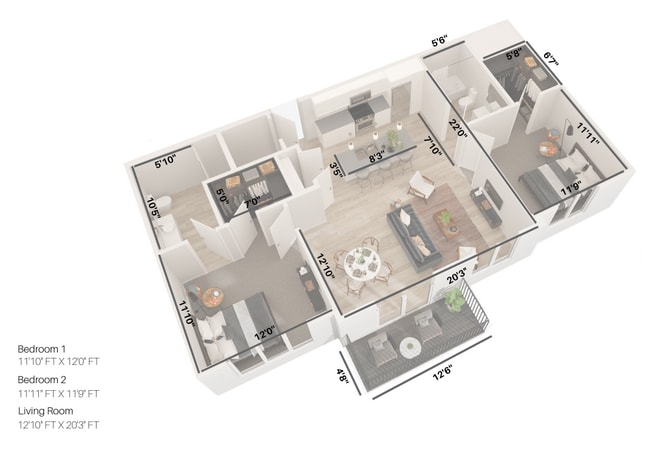 Floorplan - Westown at Wilson