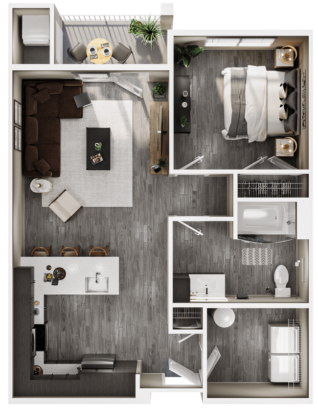 Floorplan - Altair Luxury Apartments