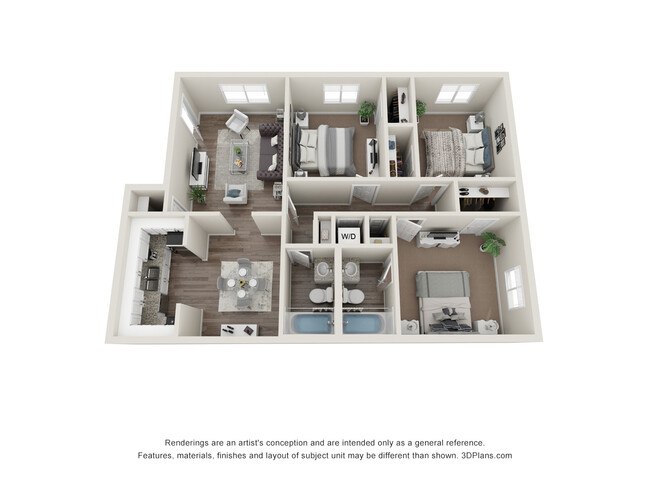 Floorplan - Ridgewood Apartments