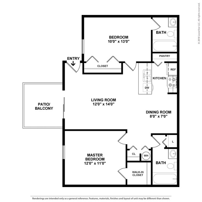 Floorplan - Tamarind Bay Apartments