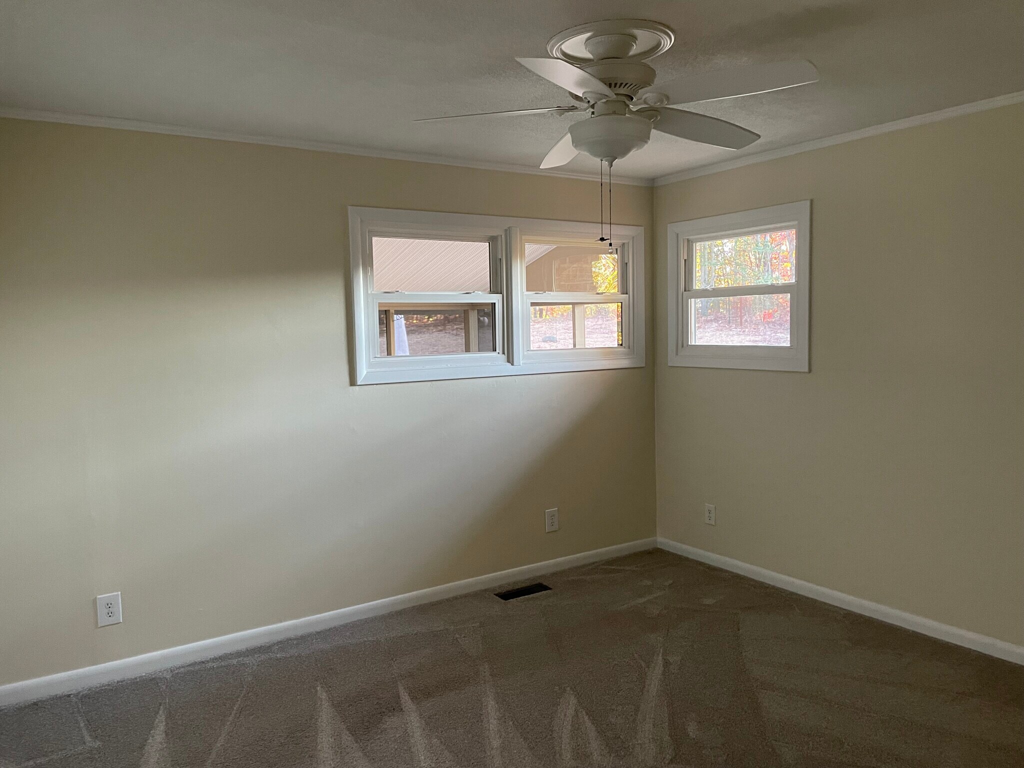 Main bedroom that looks over screen porch and yard - 48 Hope Rd
