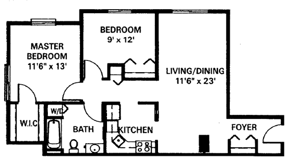 2BR/1BA - Covington Woods 55+ Living