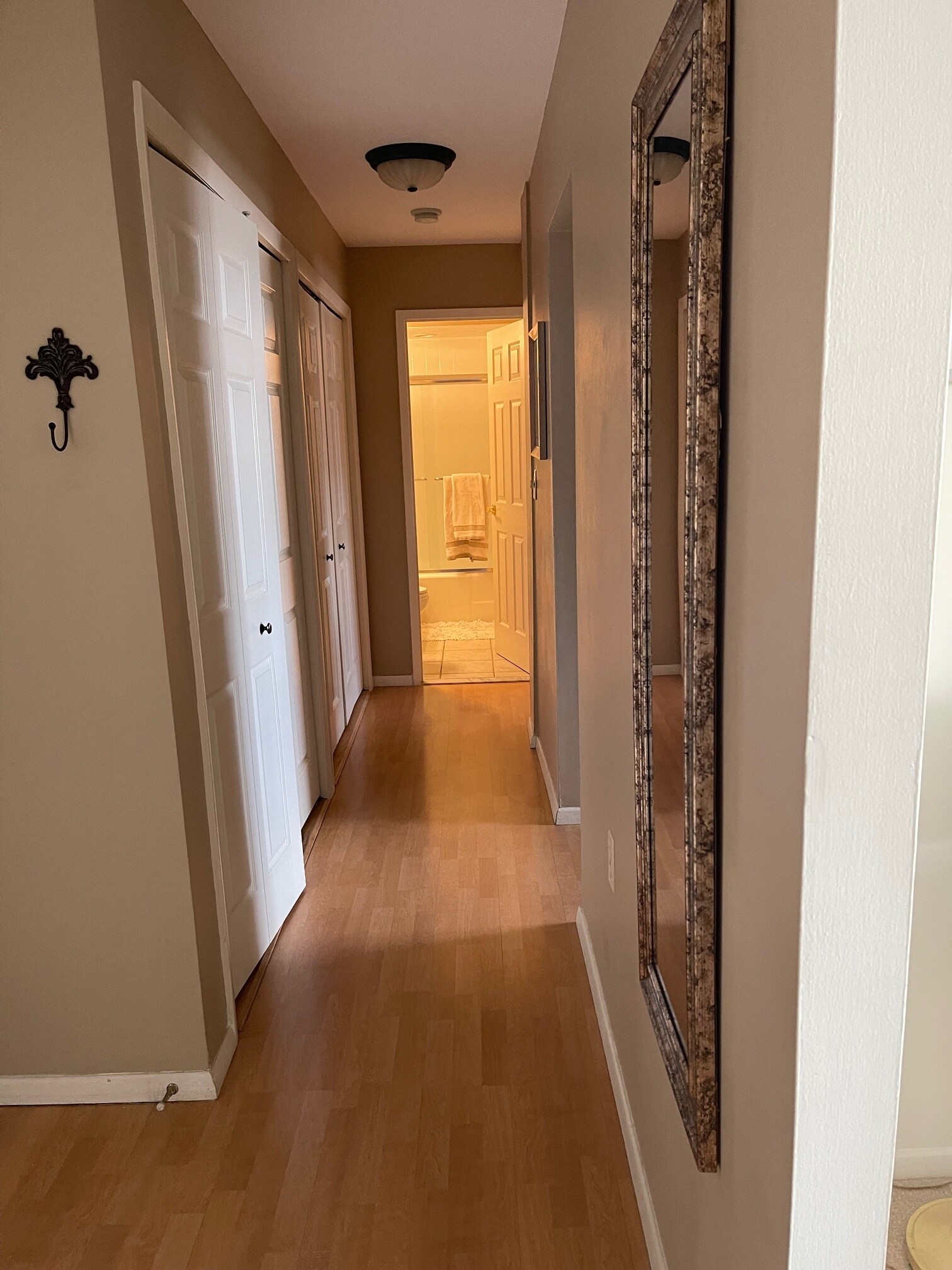 Closet lined hallway - 893 Farmington Ave