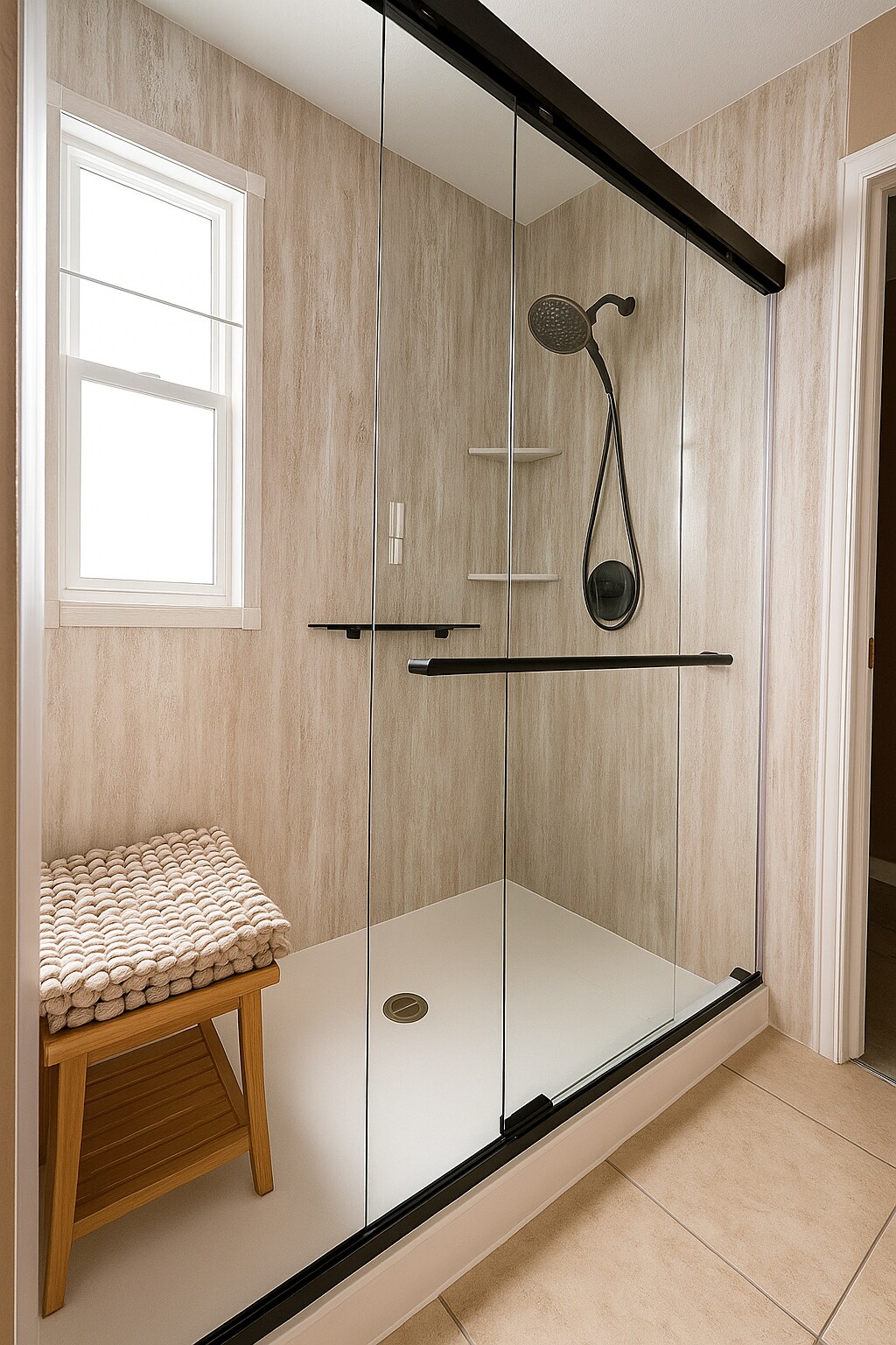 Master bathroom shower - 11620 W 62nd Pl
