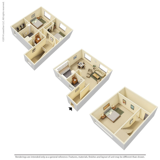 Floorplan - Oaks Lincoln Townhomes