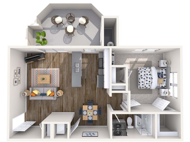 Floorplan - Biscayne Bay Apartments