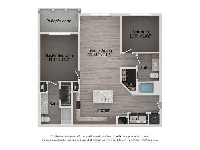 Floorplan - Oakwood Flats