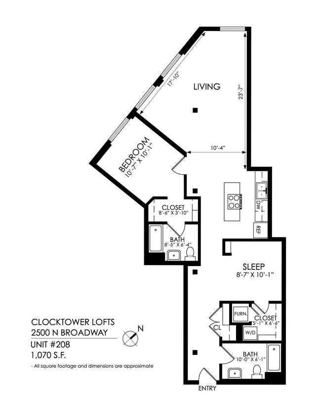 Floorplan - Clocktower Lofts