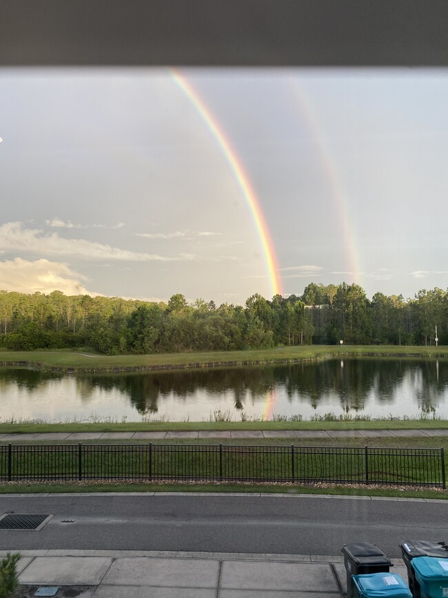 Backyard view-walking trail around conservation creek - 10814 Sunset Ridge Ln