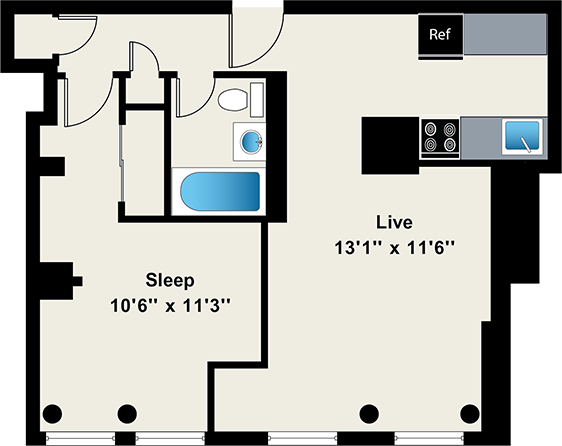 Floorplan - Reside on Wellington