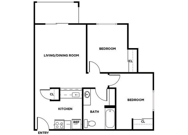 Floorplan - Woodlands at Forbes Lake Senior Affordable Apartments