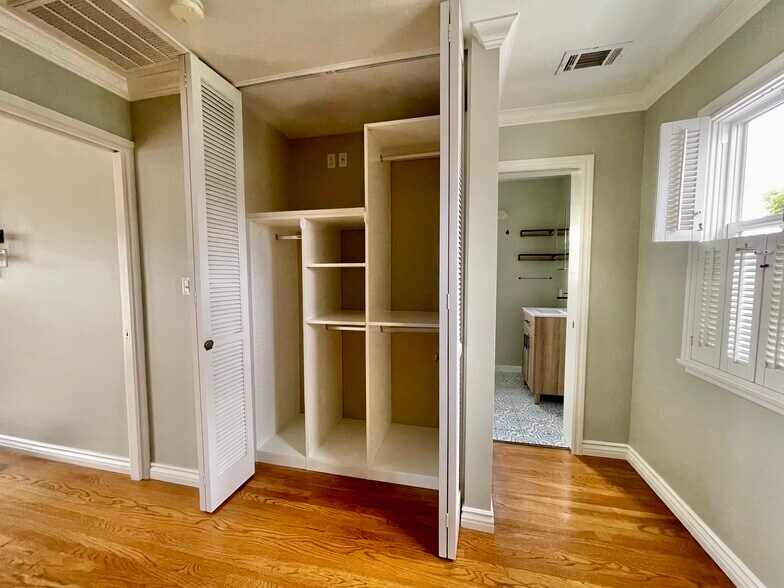 Closet with built-ins - 308 Encino Ln