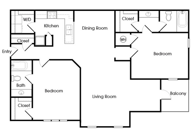 Floorplan - Chroma Park Apartments