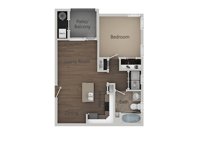 Floorplan - Parc at Day Dairy Apartments and Townhomes