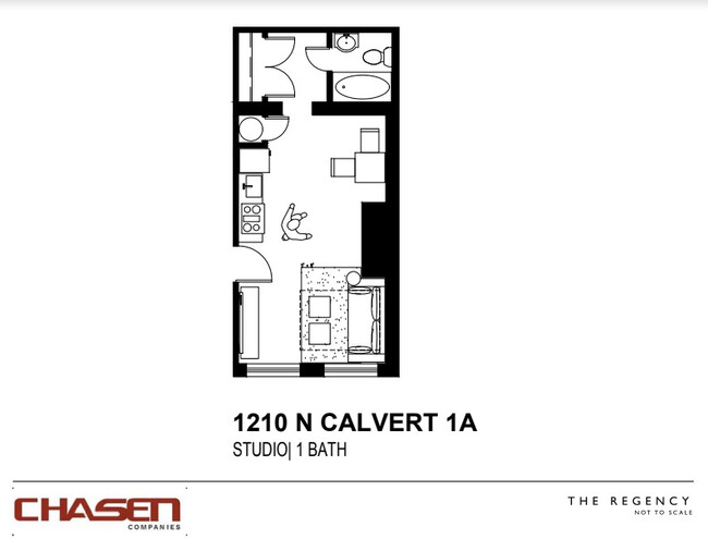 Unit 1A - Regency Baltimore at 1210 N Calvert